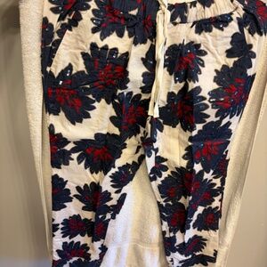 J Crew sequin tie waist pants
